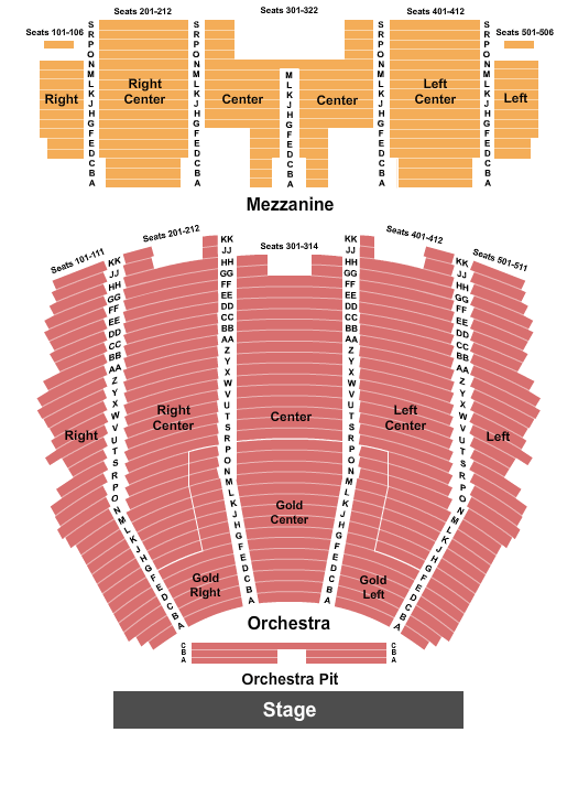 Centennial Hall Back to the Future Seating Chart